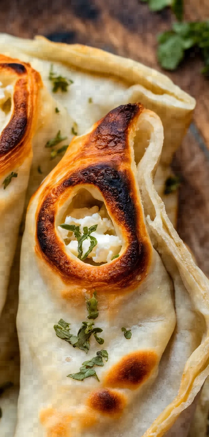 A photo of Turkish Borek Cheese Herbs Recipe