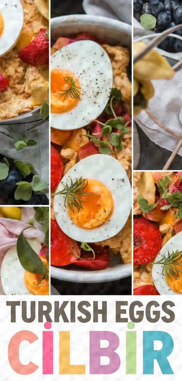 A photo of Turkish Eggs Cilbir Recipe