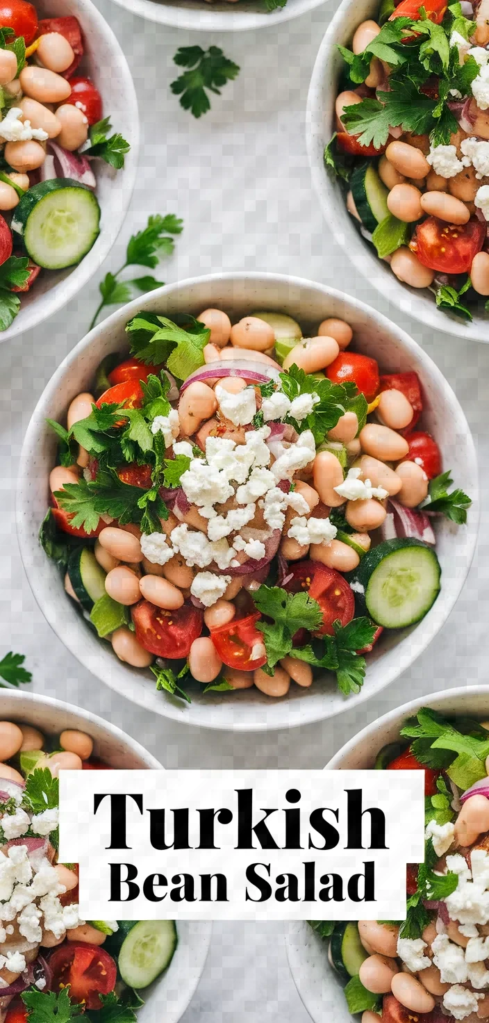 A photo of Turkish White Bean Salad Recipe
