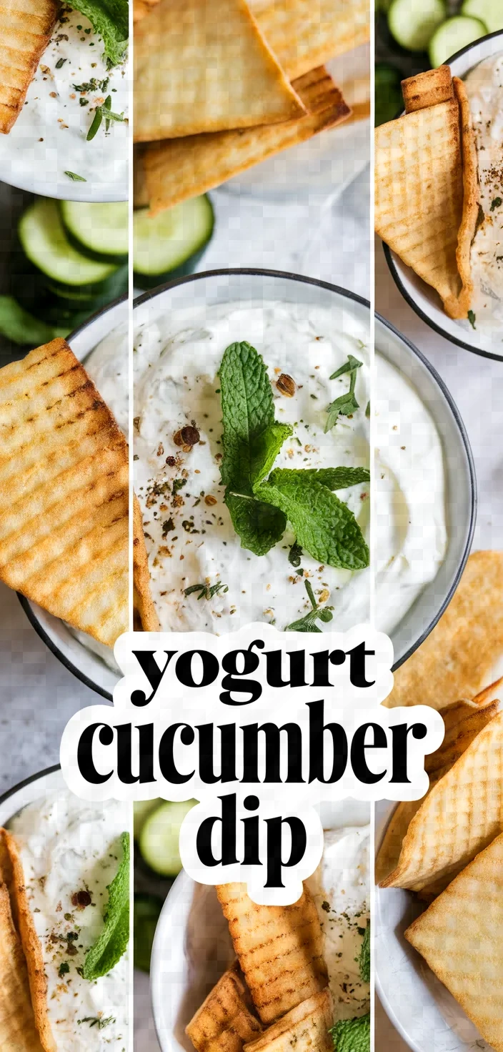A photo of Yogurt Cucumber Dip Cacik Recipe