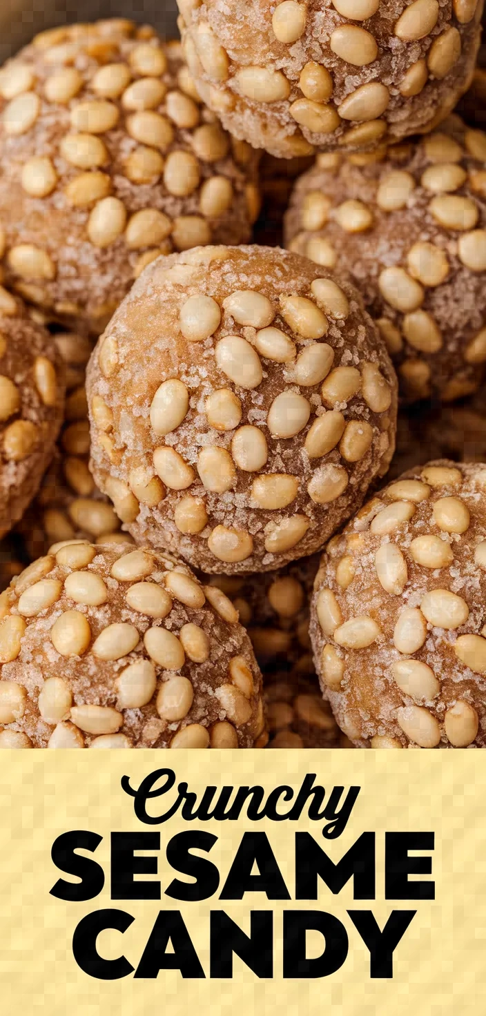 Crunchy Sesame Candy Recipe