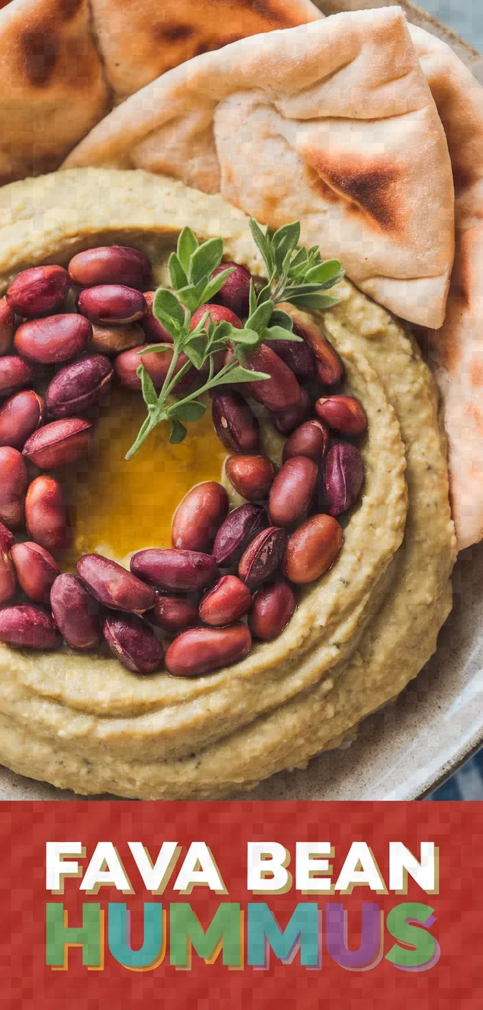 Dried Fava Bean Dip Hummus Recipe
