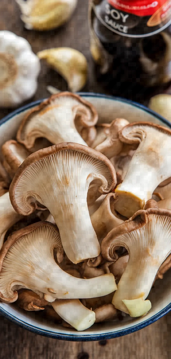 Ingredients photo for Easy Oyster Mushroom Recipes