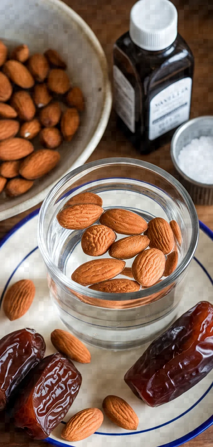 Ingredients photo for Homemade Almond Milk Recipe