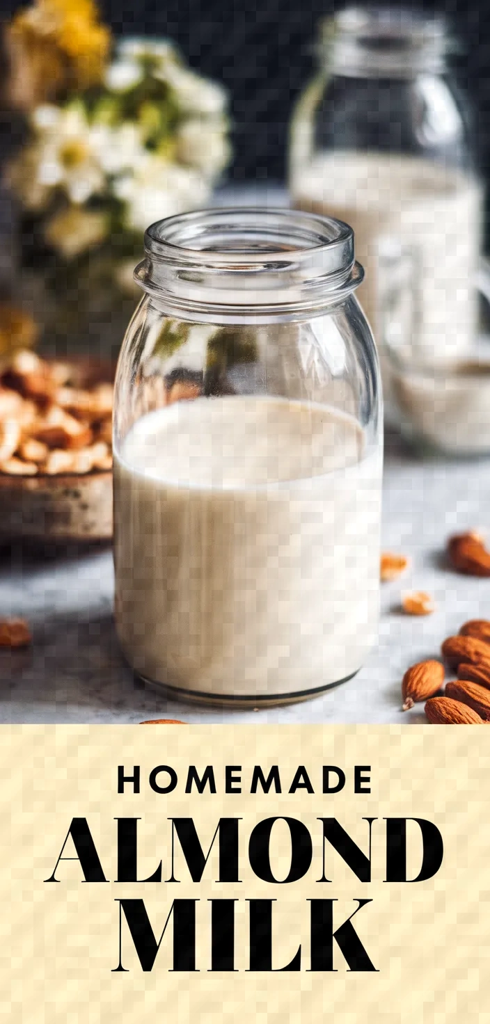 Homemade Almond Milk Recipe