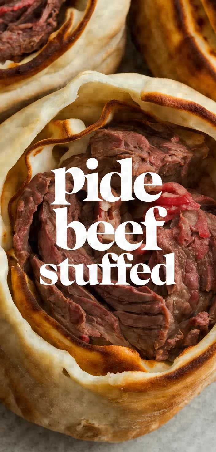 Pide Stuffed With Beef Recipe