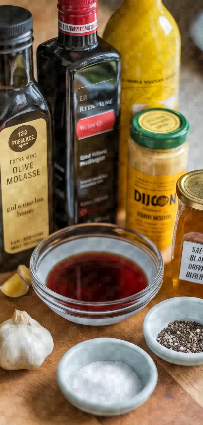 Ingredients photo for Pomegranate Molasses Salad Dressing Recipe