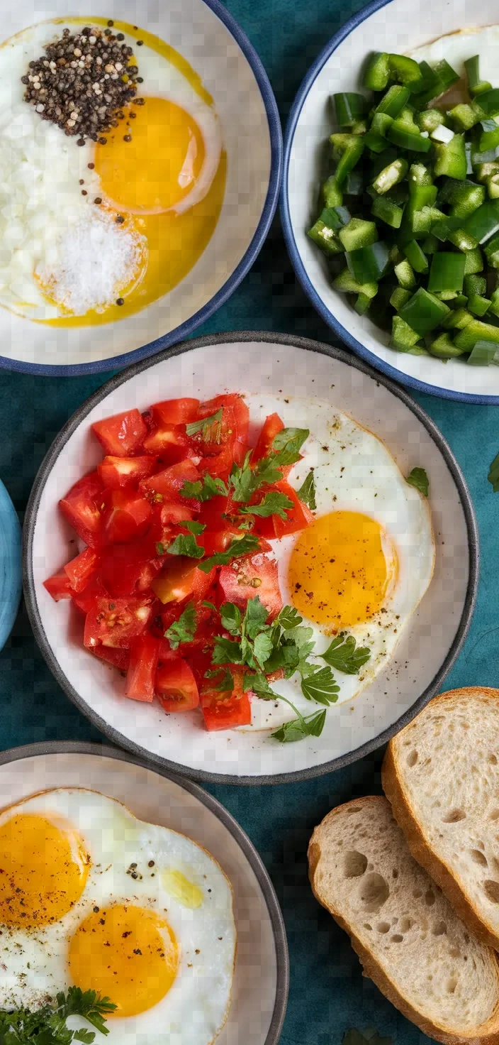 Ingredients photo for Turkish Egg Dish Menemen Recipe