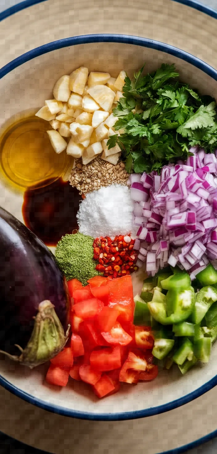 Ingredients photo for Turkish Eggplant Salad Recipe