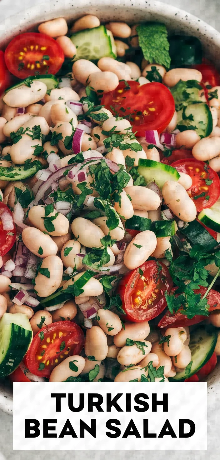 Turkish White Bean Salad Recipe