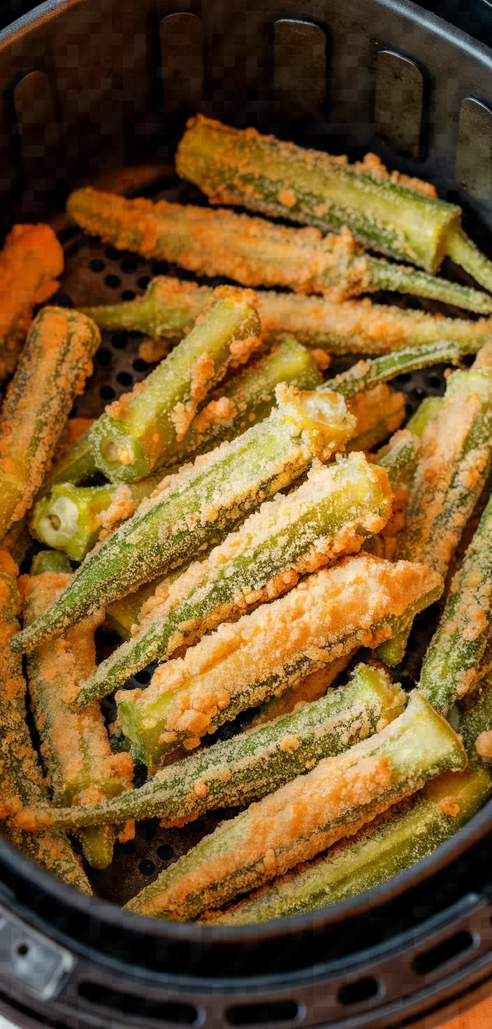 Breaded Okra In Air Fryer Recipe