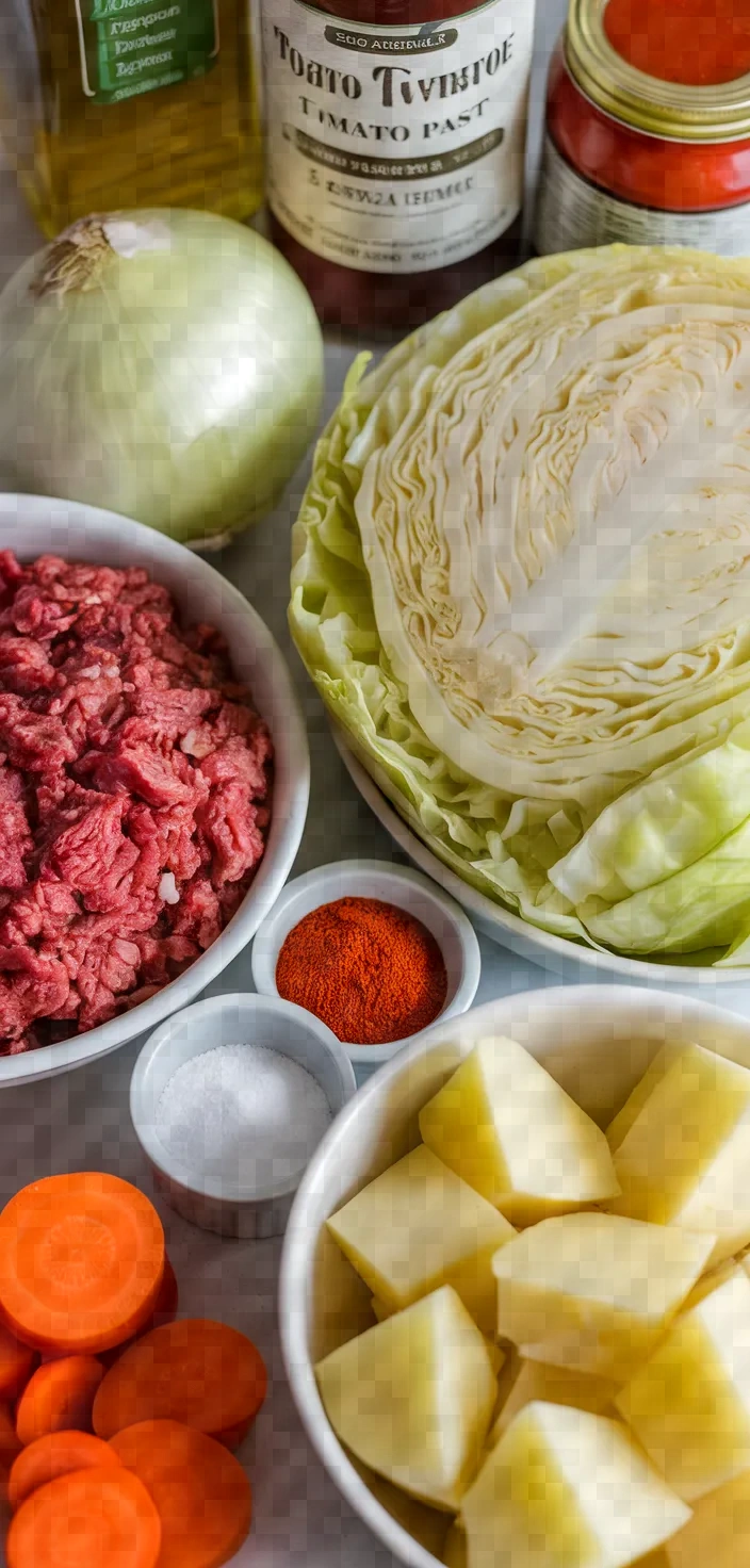 Ingredients photo for Cabbage Stew Recipe