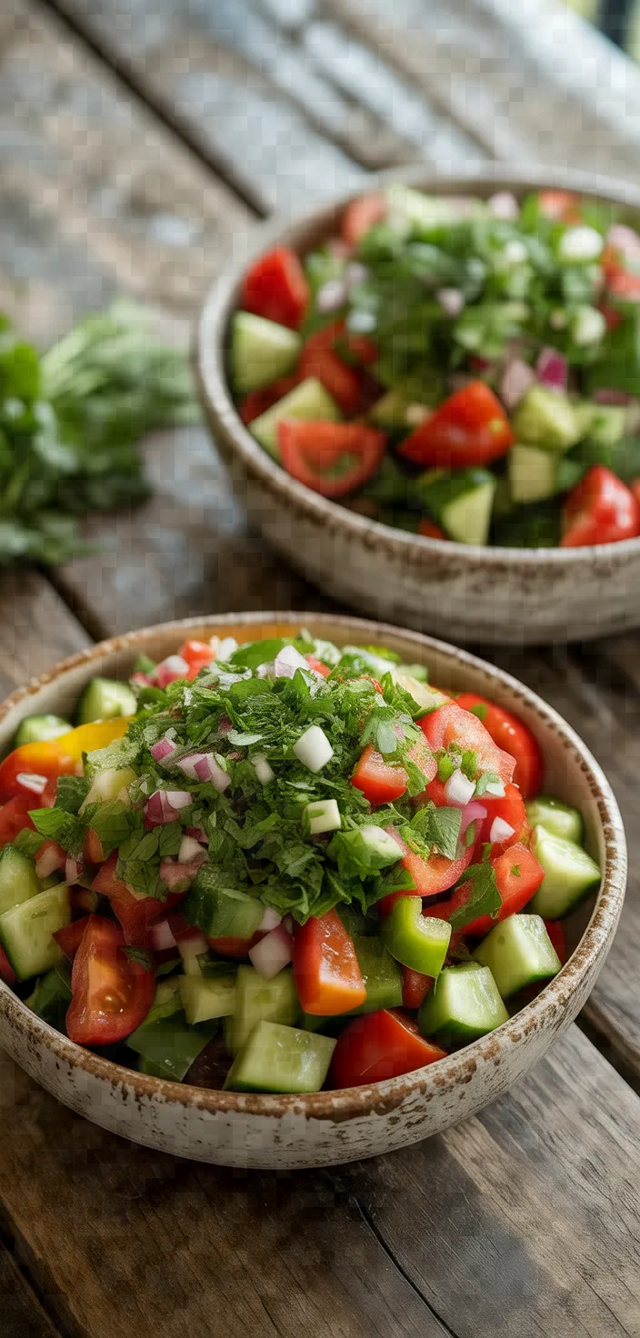 Ingredients photo for Chopped Turkish Salad Recipe