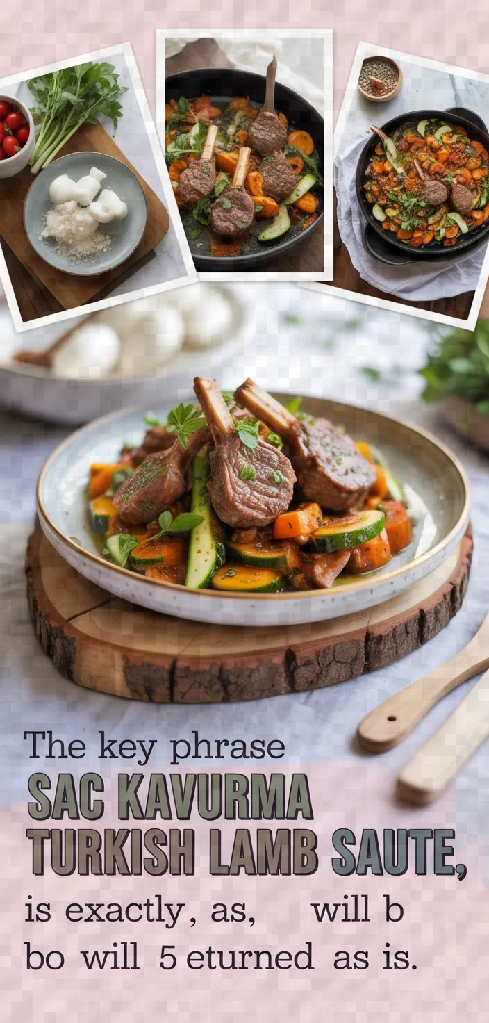 A photo of Sac Kavurma Turkish Lamb Saute Recipe