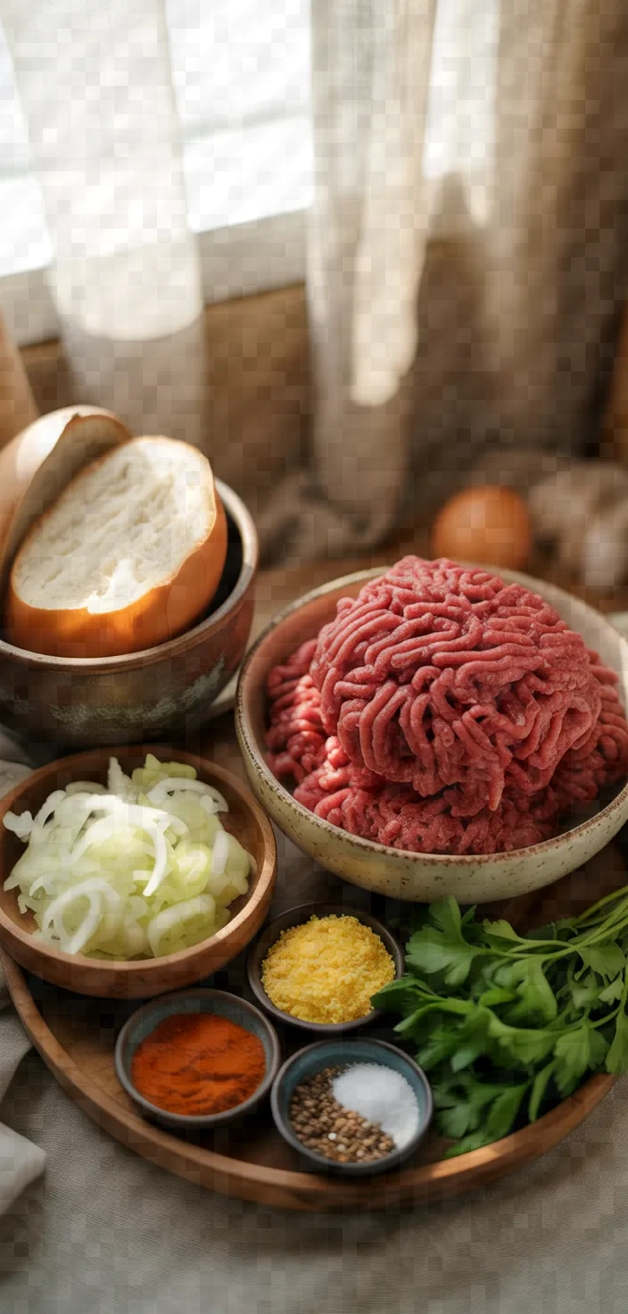 Ingredients photo for Inegol Kofte Recipe