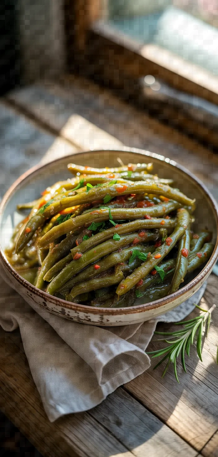 Mediterranean Green Beans Taze Fasulye Recipe