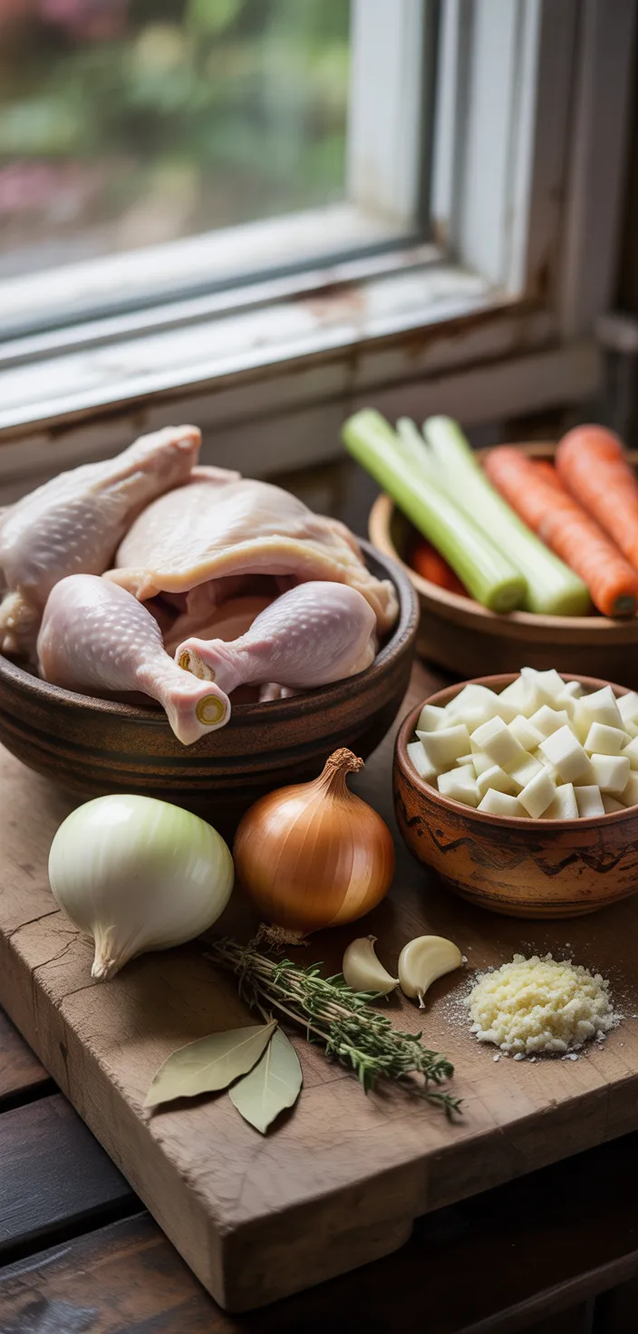 Ingredients photo for BEST Chicken & Dumplings Recipe With Easy Fluffy Homemade Dumplings!