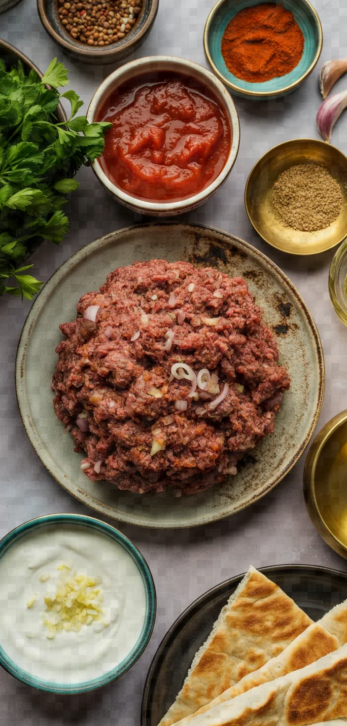 Ingredients photo for Beyti Kebab Recipe