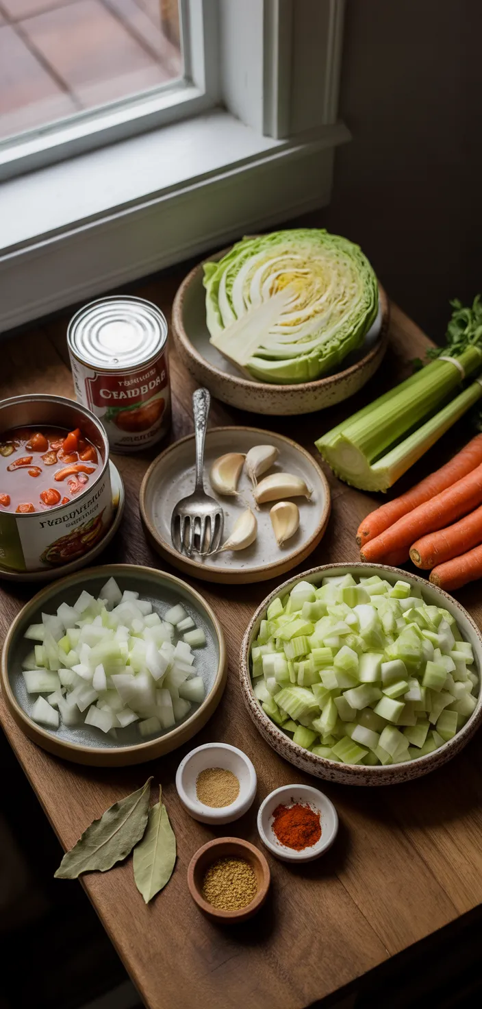 Ingredients photo for Cabbage Soup Recipe