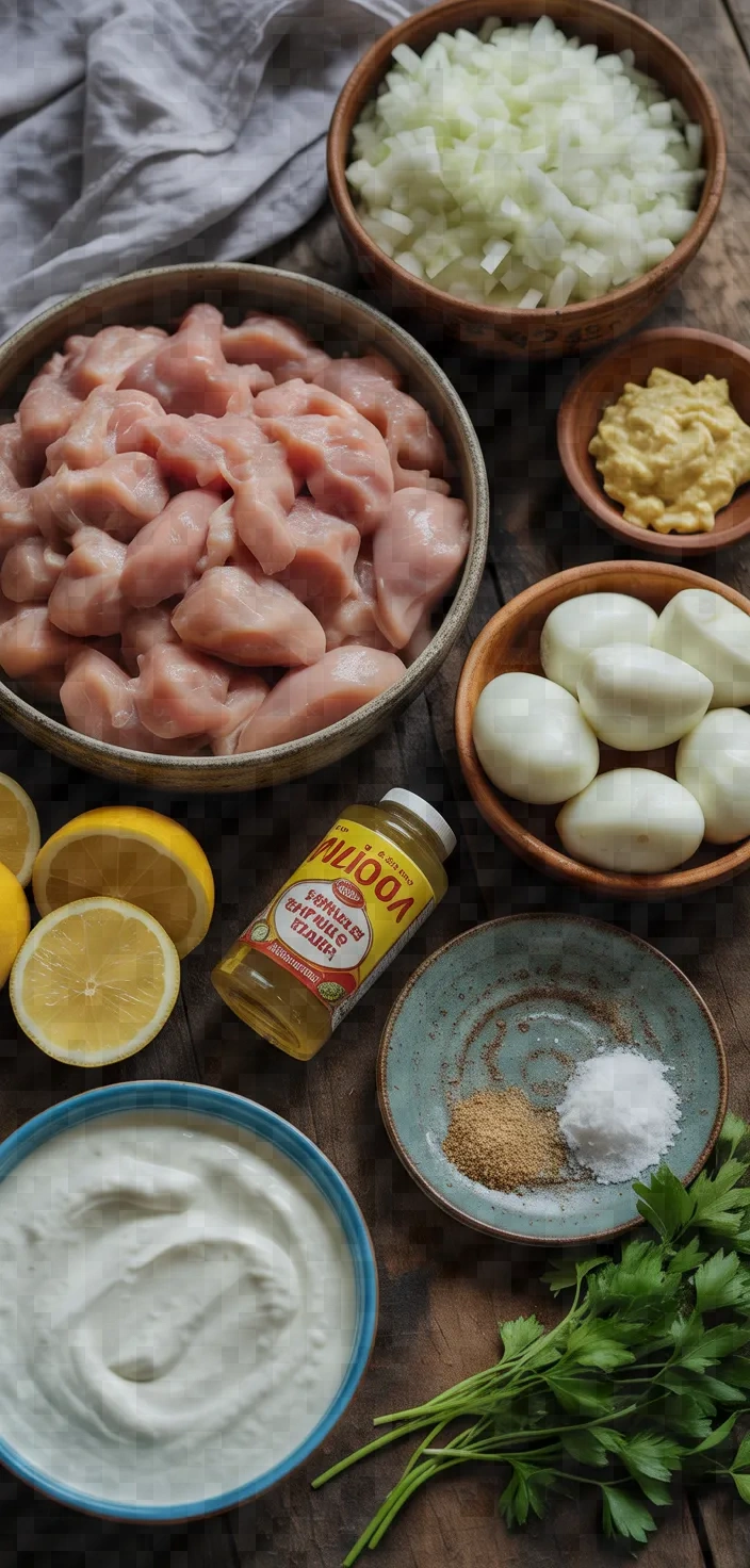 Ingredients photo for Cerkez Tavugu Recipe
