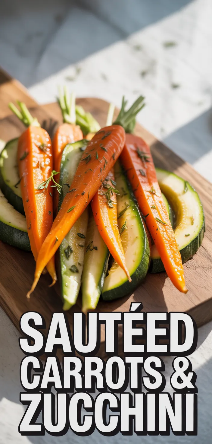 A photo of Sautéed Carrots And Zucchini Recipe