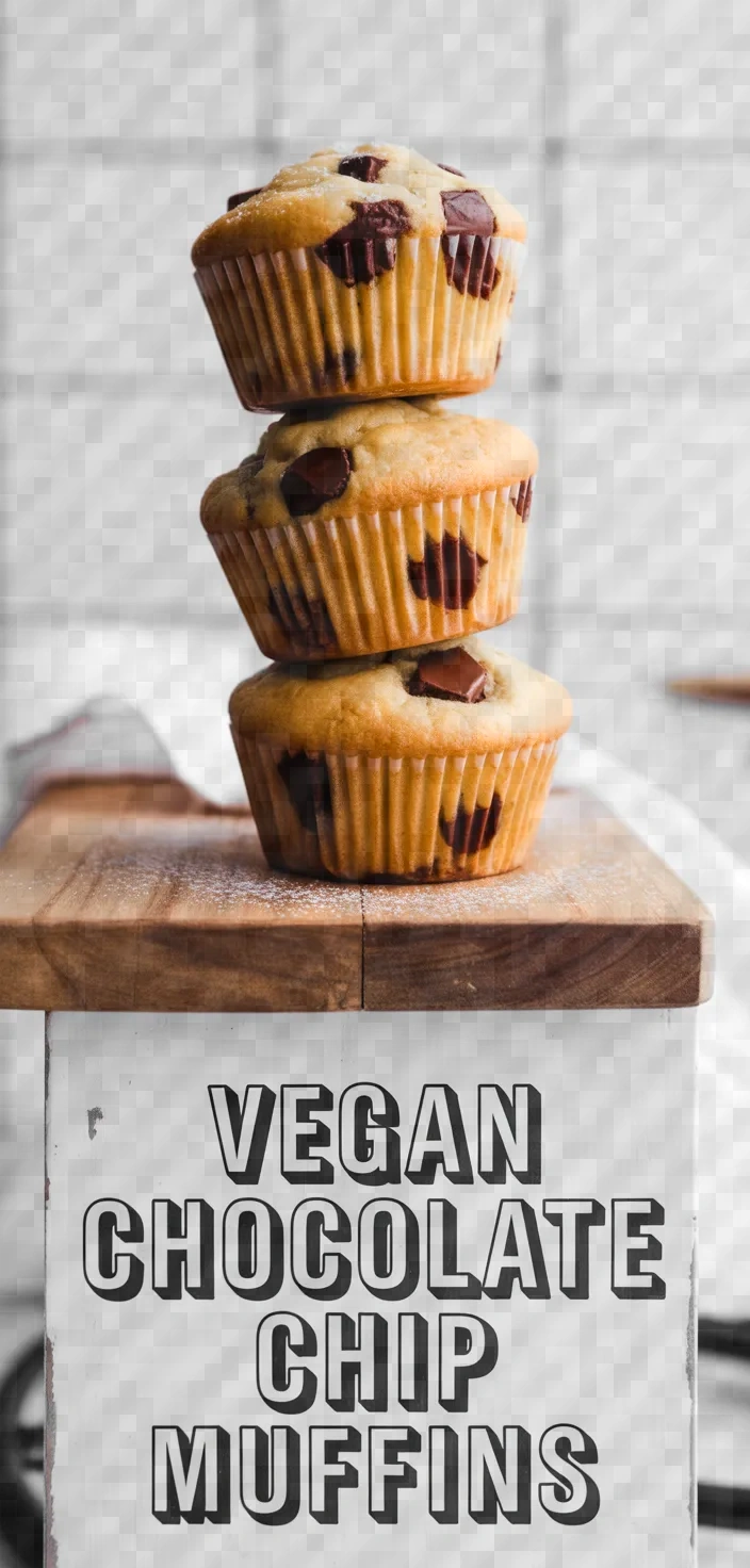 Vegan Chocolate Chip Muffins Recipe