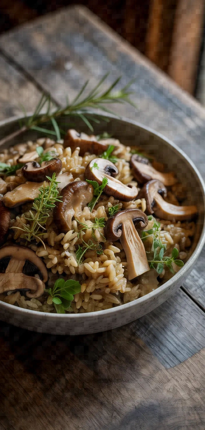 Mushroom Rice Pilau Recipe