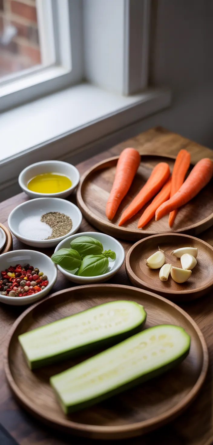 Ingredients photo for Sautéed Carrots And Zucchini Recipe