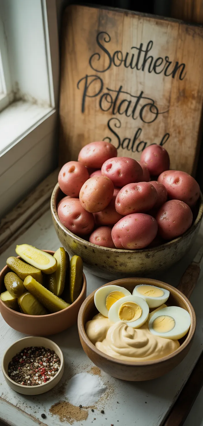 Ingredients photo for Southern Potato Salad Recipe