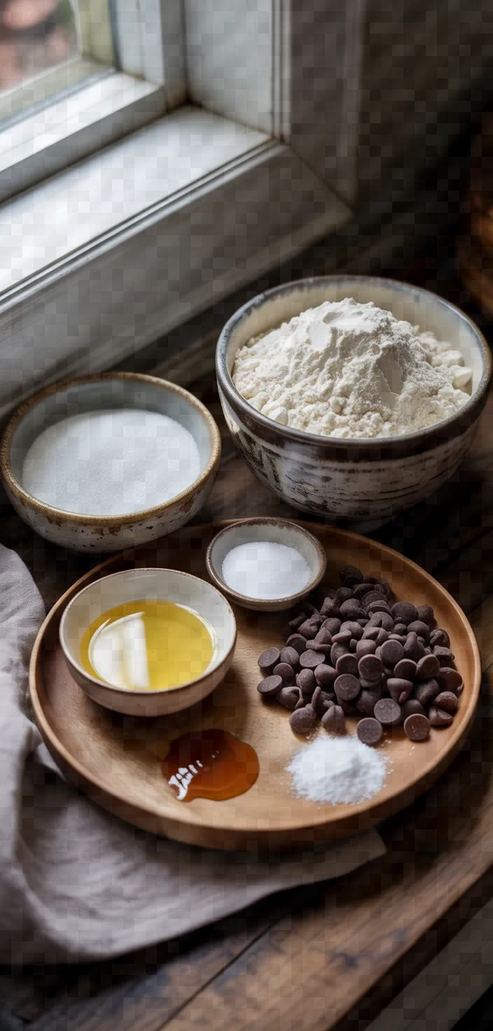Ingredients photo for Vegan Chocolate Chip Muffins Recipe