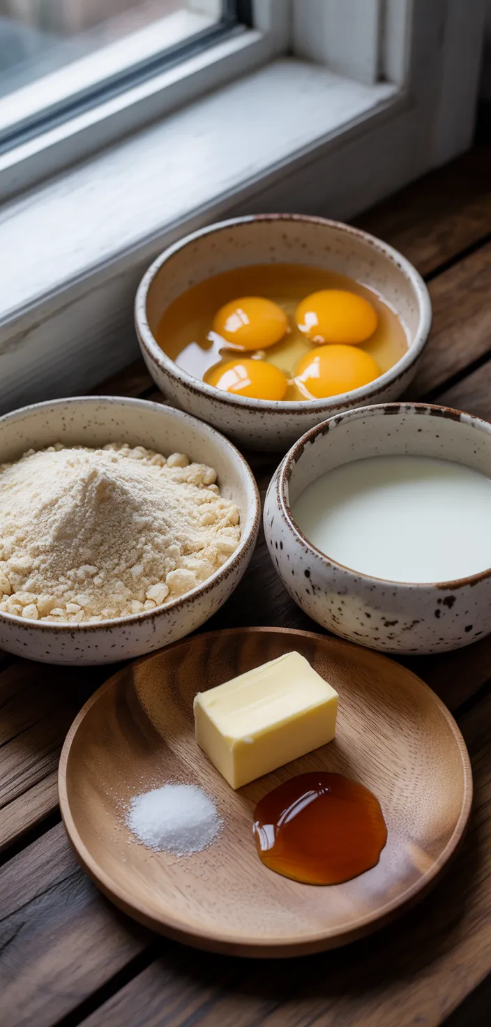 Ingredients photo for Almond Flour Keto Crepes Recipe