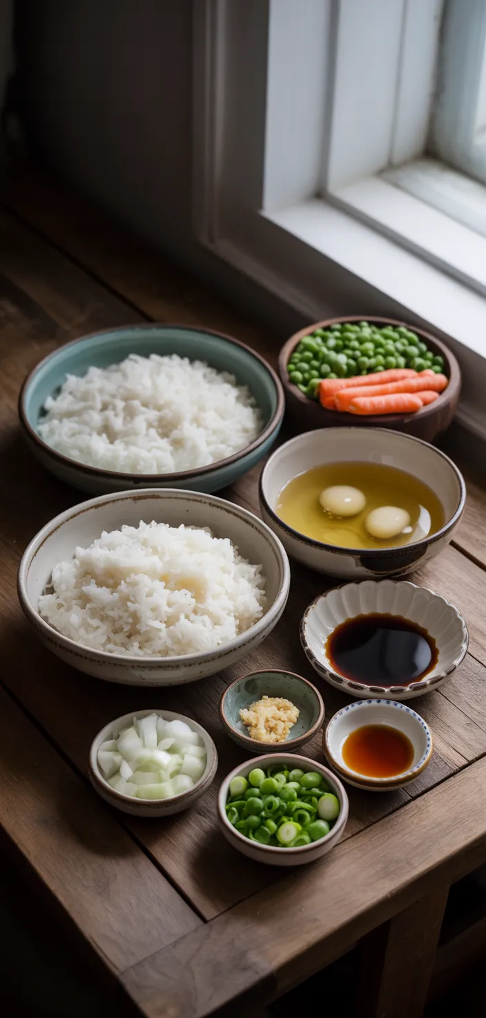 Ingredients photo for Better Than Takeout Fried Rice Recipe
