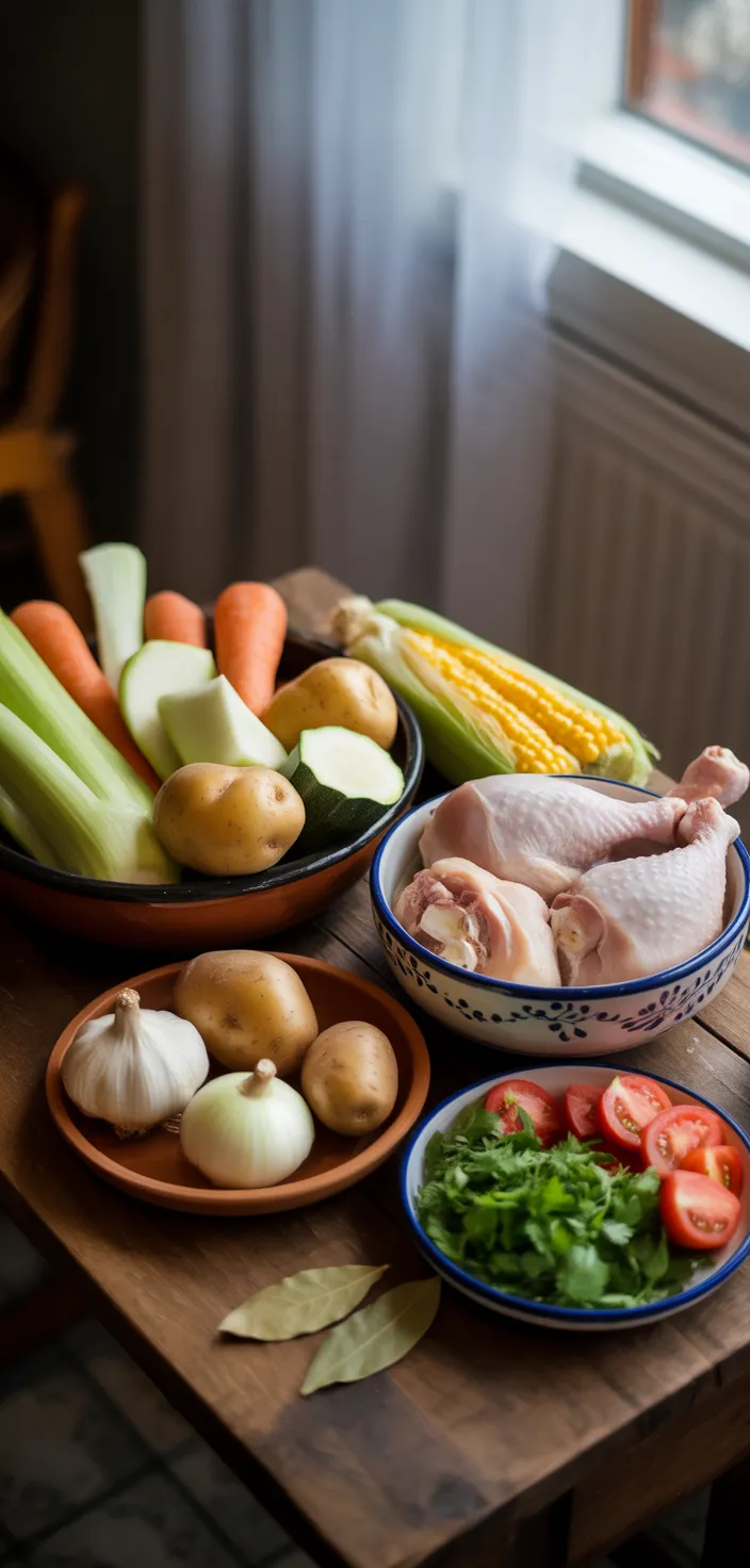 Ingredients photo for Caldo De Pollo Recipe