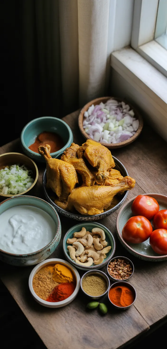 Ingredients photo for Chicken Korma Recipe