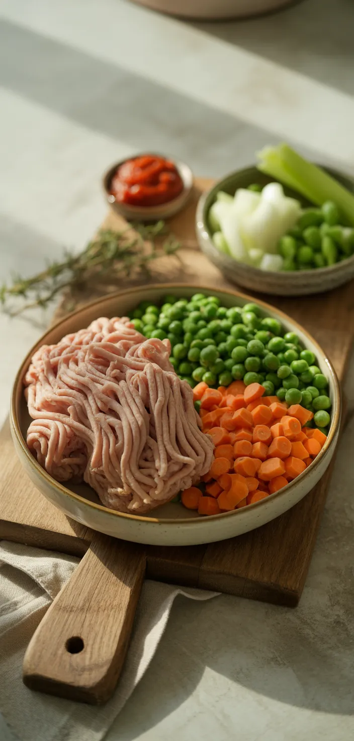 Ingredients photo for Turkey Shepherd's Pie Recipe