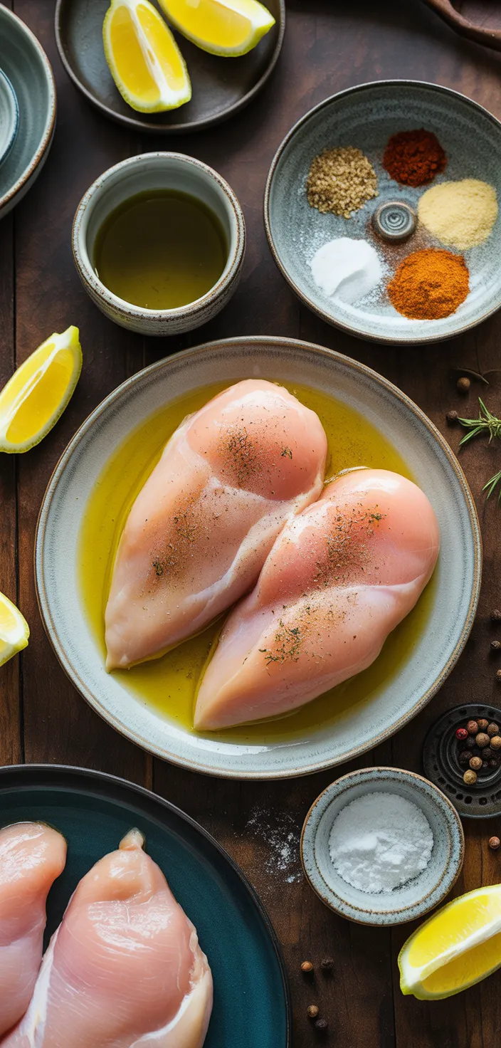 Ingredients photo for Air Fryer Chicken Breasts Recipe