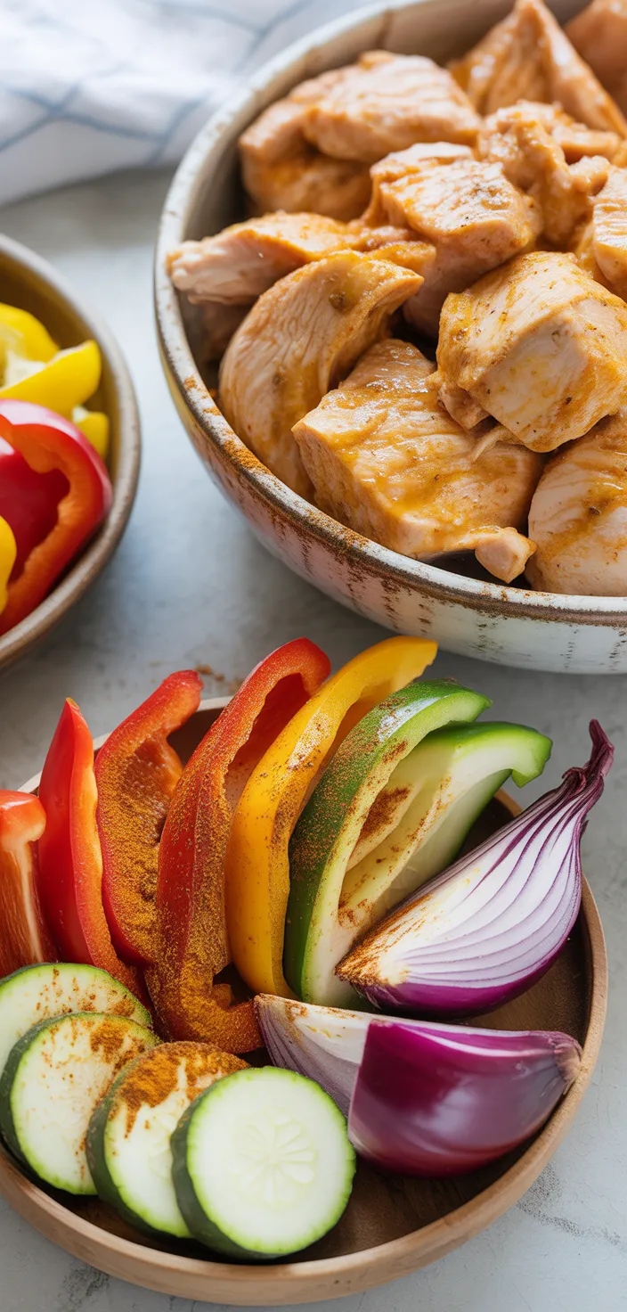 Ingredients photo for Chicken Kabobs {Grill Or Oven} Recipe