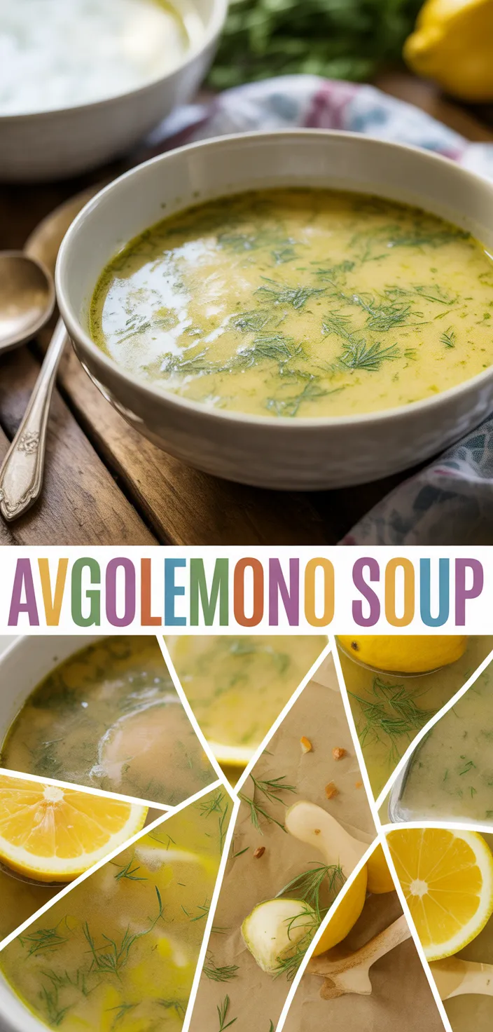 A photo of Avgolemono Soup...Greek Chicken Soup With Lemon Recipe