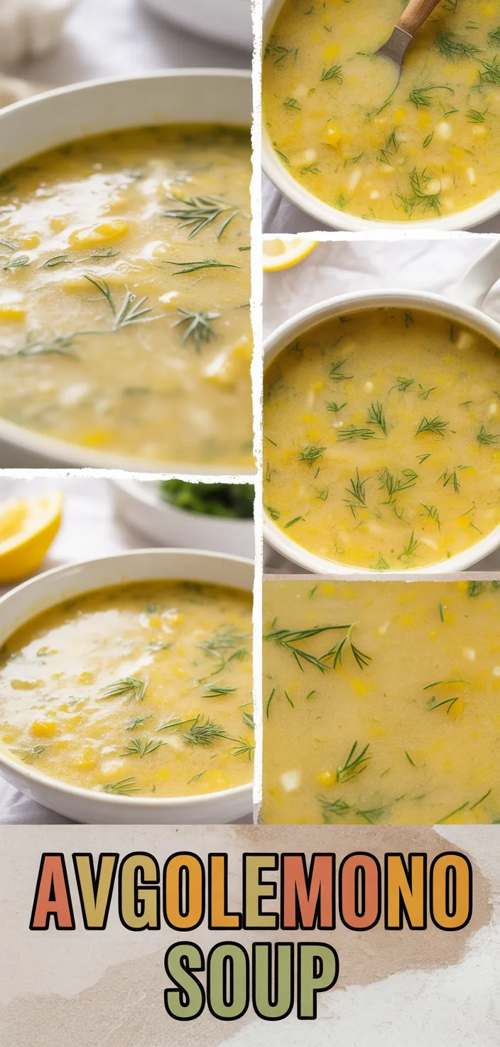 A photo of Avgolemono Soup Recipe