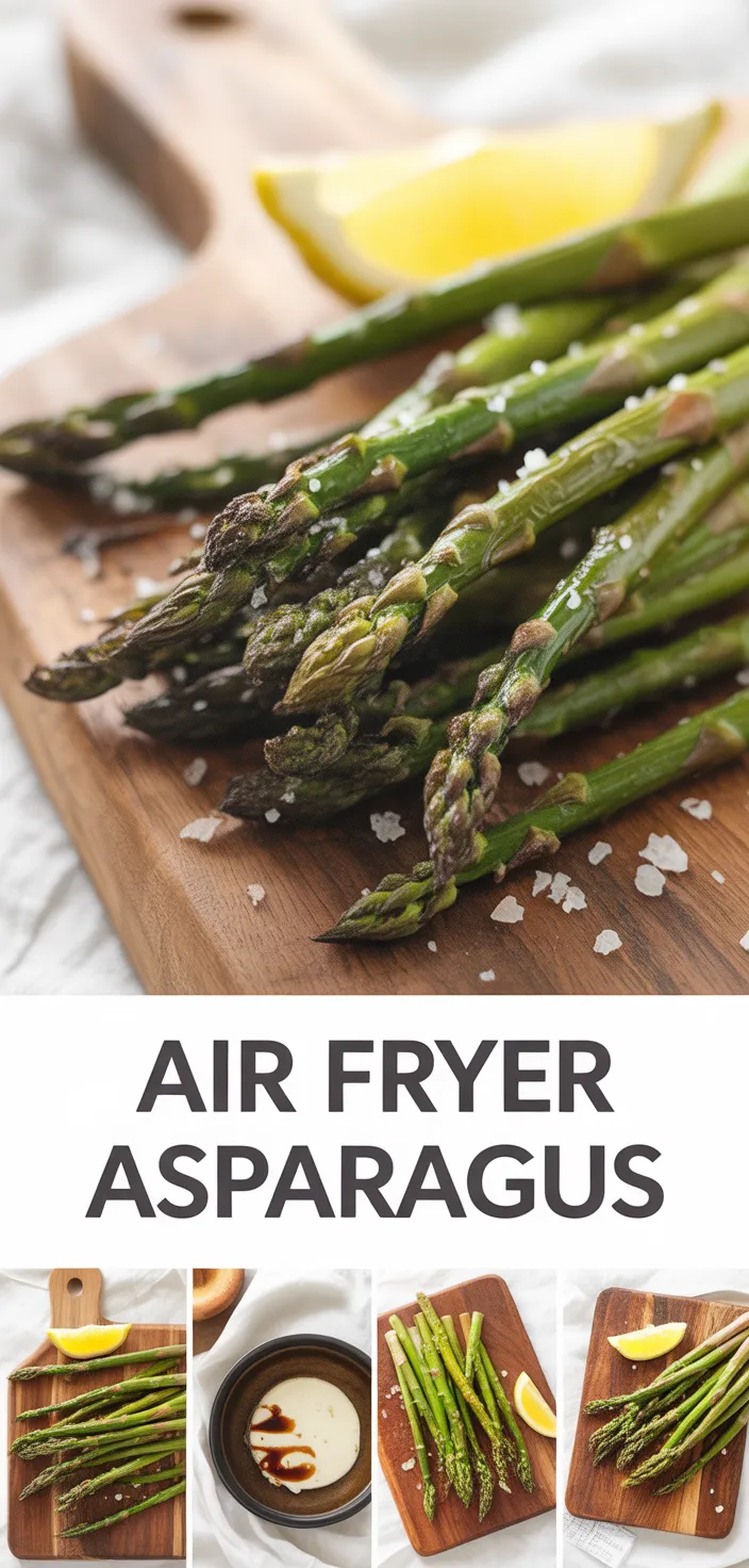A photo of How To Cook Air Fryer Roasted Asparagus Recipe
