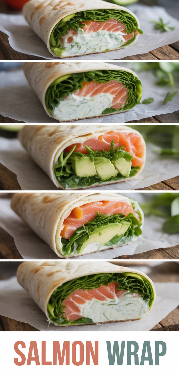 A photo of Salmon Wrap Recipe