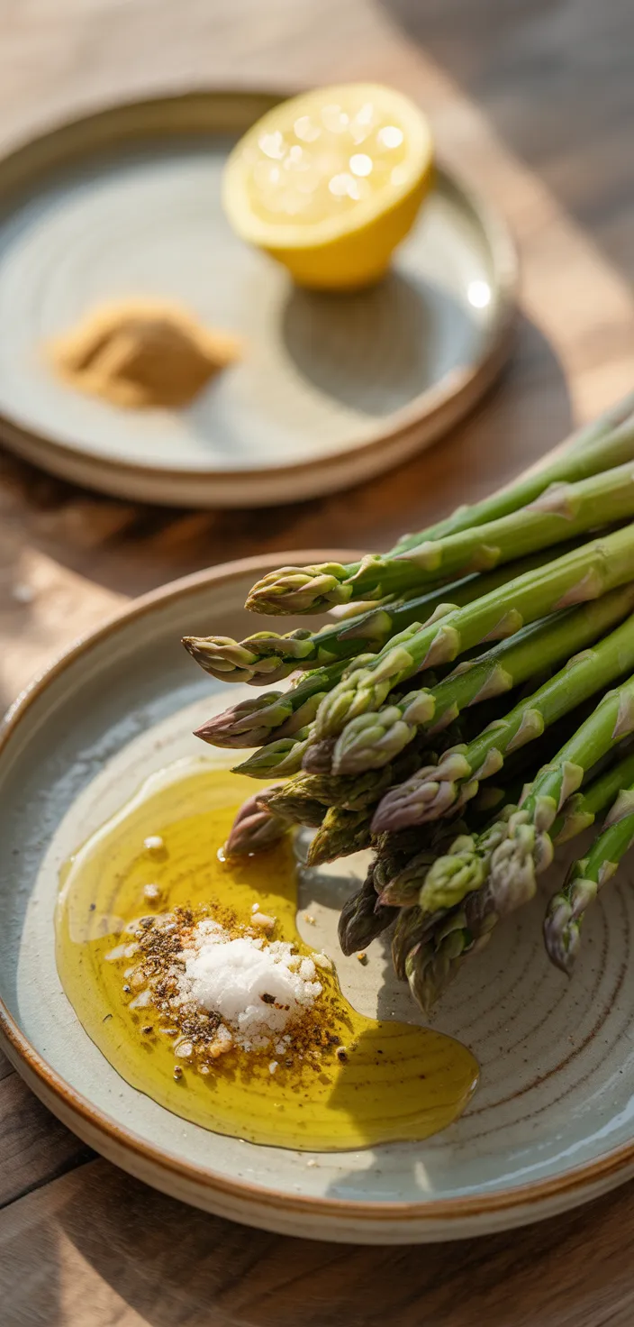 Ingredients photo for How To Cook Air Fryer Roasted Asparagus Recipe