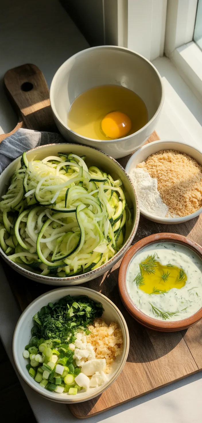 Ingredients photo for How To Make Fritters In Your Air Fryer Recipe