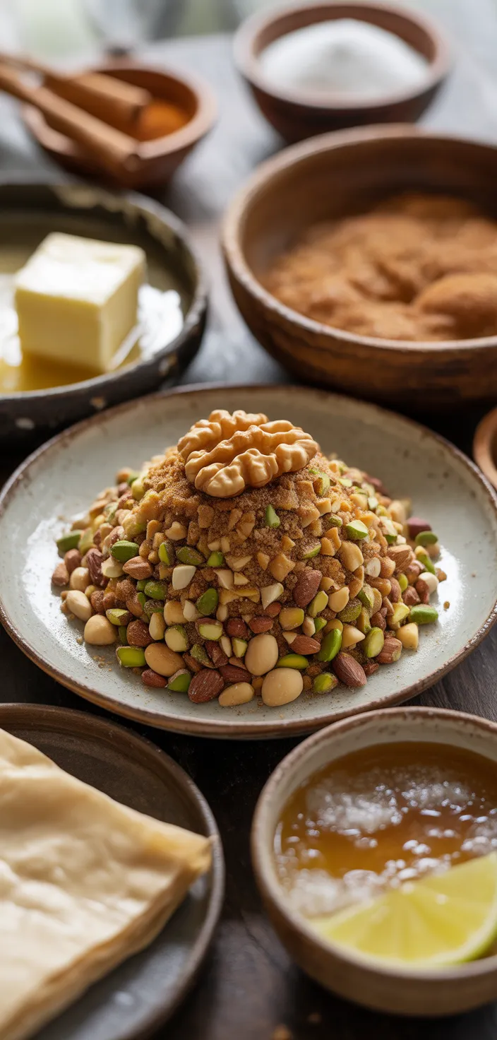 Ingredients photo for How To Make The BEST Baklava Recipe