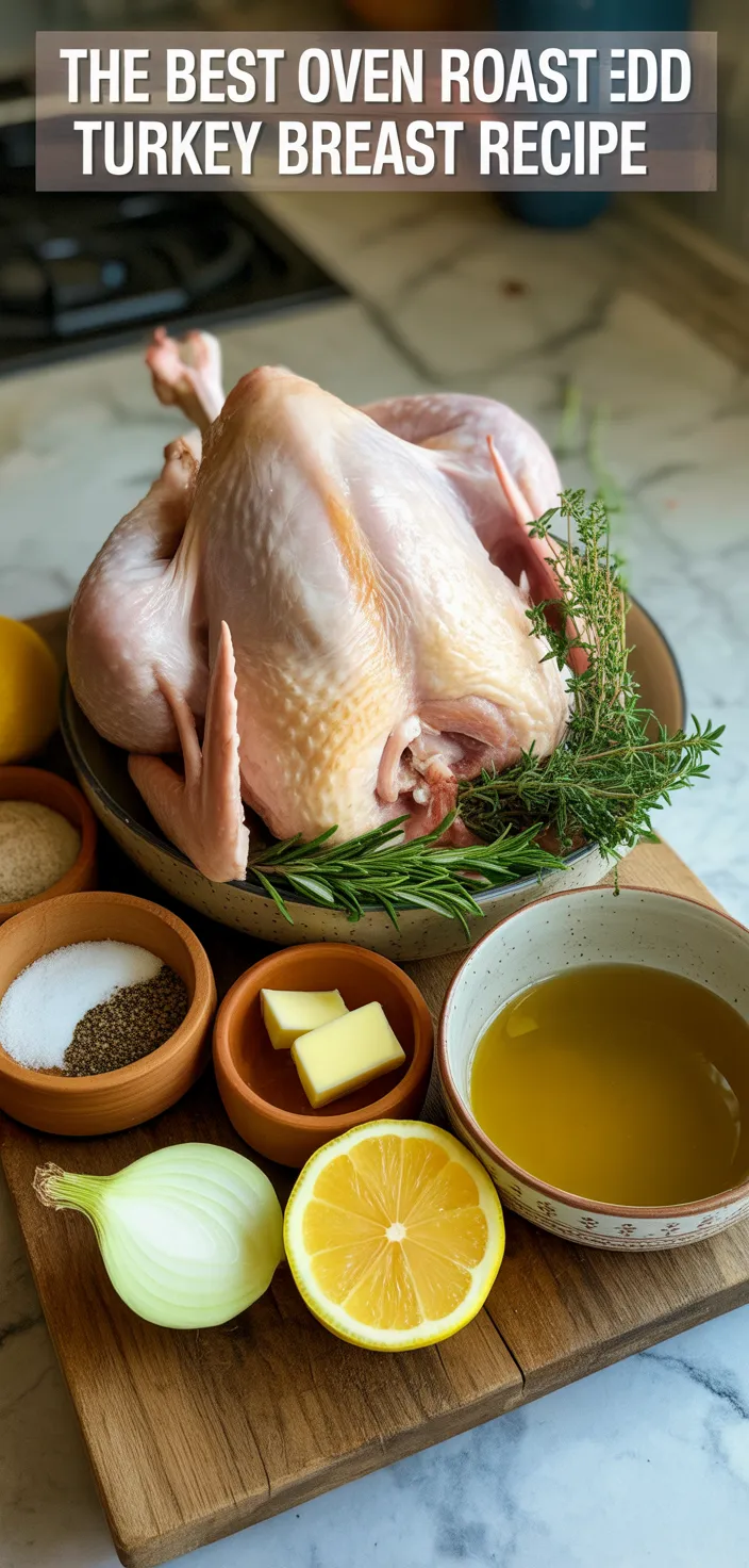 Ingredients photo for The Best Oven Roasted Turkey Breast Recipe