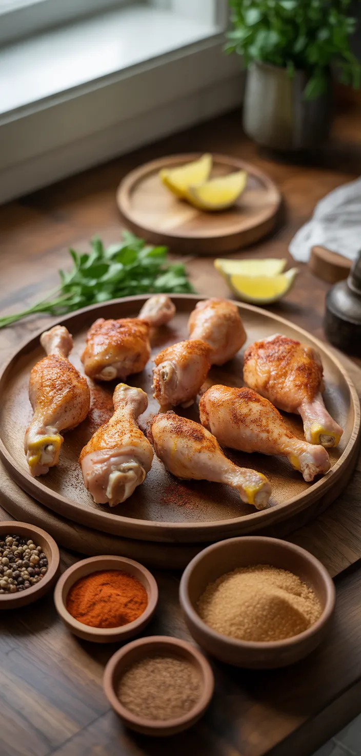 Ingredients photo for Air Fryer Chicken Legs (Drumsticks) Recipe