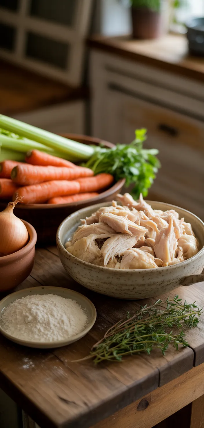 Ingredients photo for Chicken And Dumplings Recipe