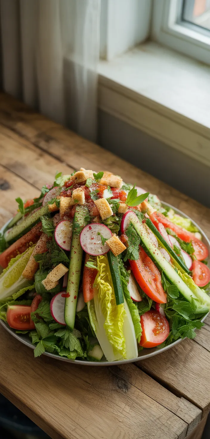 Ingredients photo for Classic Fattoush Salad Recipe