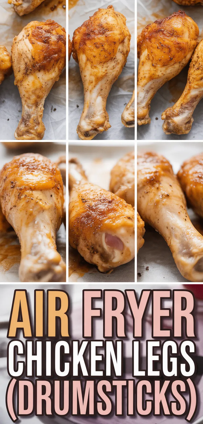 A photo of Air Fryer Chicken Legs (Drumsticks) Recipe