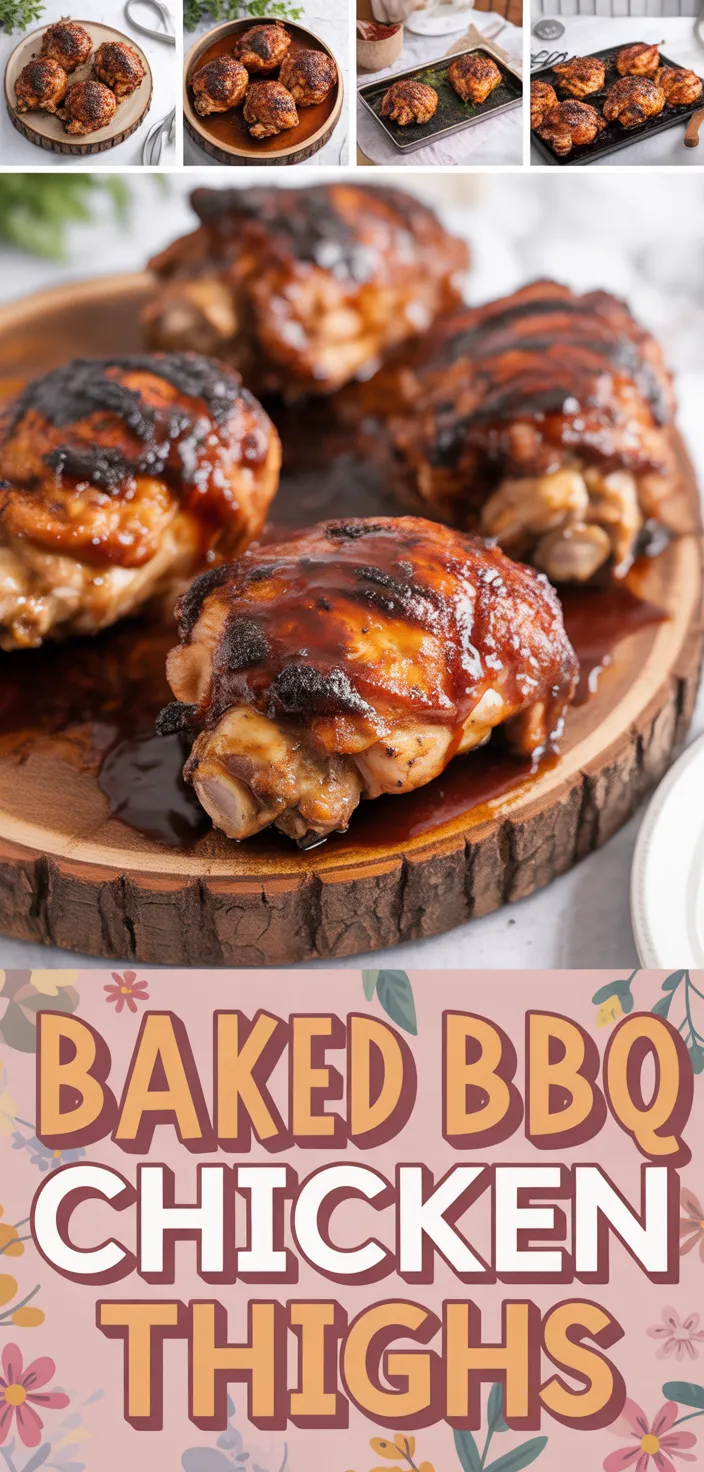 A photo of Baked BBQ Chicken Thighs Recipe